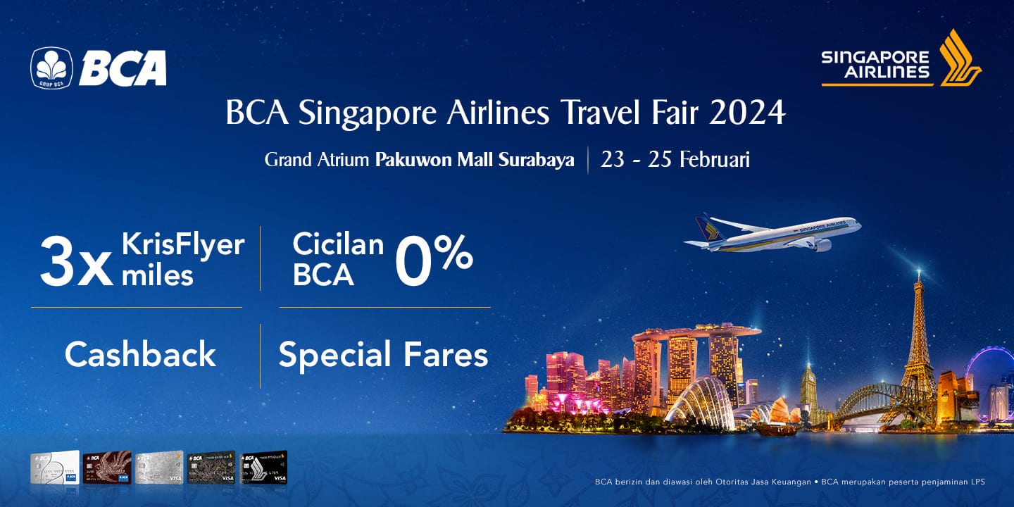 BCA BCA Singapore Airlines Travel Fair Surabaya