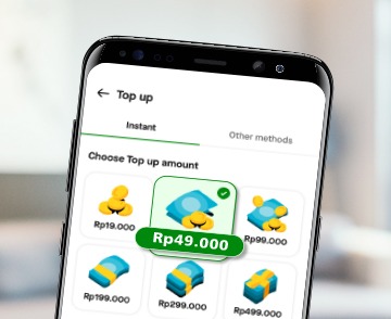 Bonus Saldo GoPay 15rb untuk Top Up Perdana dengan Oneklik