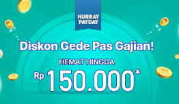 JDID Hurray Payday - Discount up to IDR 150,000