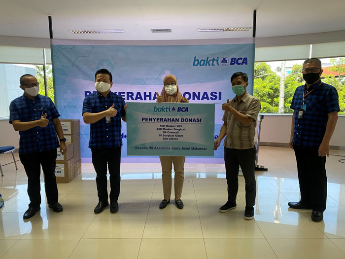 Bantu Penanganan COVID-19, BCA Salurkan Bantuan untuk Tenaga Medis di Makassar